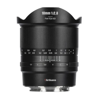 7artisans 10mm F/2.8 II Fish-eye ED Full-frame Ultra Wide Angle lente para... - Imagen 1 de 4