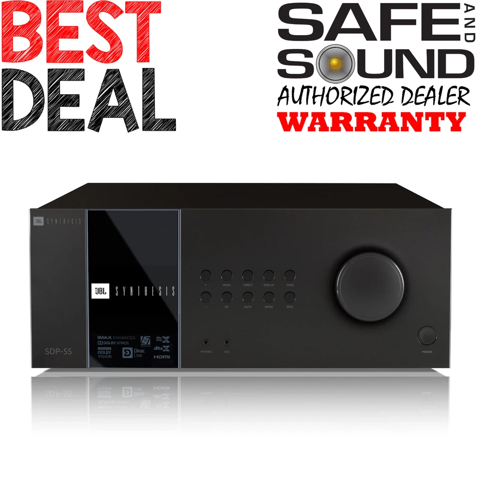 JBL Synthesis Sdp-55 Surround Sound Processor 16ch Dolby 4k Atmos Auro Dirac