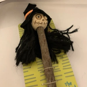 Crazy Head WICKED WITCH Pencil Spooky Halloween CUTE! Prank Stocking Stuffed - Picture 1 of 8
