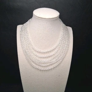 Vintage Jewelry Multi-strand Crystal Beaded Necklace. 15.890 - Picture 1 of 7