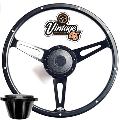 15" Steering Wheel Back Wood Rim Boss Kit & Press For Ford Escort Capri Cortina - Image 1 of 3