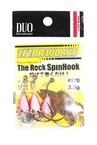 Duo Tetra Works The Rock Spin Hook 3.5 grams Size 2 , 3 pc PHA0004 (3200) - Picture 1 of 6