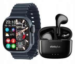 Kiano Solid conwersations sport smartwatch Lenovo LP40 II słuchawki bluetooth - Zdjęcie 1 z 16