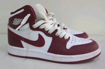 Nike Air Jordan 1 Retro Alto OG "Rojo Artesanal" PS Talla 1Y Blanco Rojo FD1412-160 Foto 1 de 4