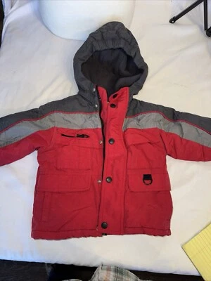 Circo Baby Coat Jacket Sz 12 Months Red Gray - Image 1 of 4