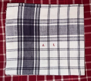 Grand mouchoir ou tour de cou de paysan, 19ème , folklore ,  58.5 cm x 52 cm (1) - Picture 1 of 5