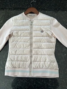 Moncler Girls Pink Maglia Tricot Cardigan Sweater Size 12 - Picture 1 of 5
