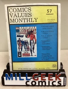 Comic Values Monthly #57 (February, 1991) Preowned Good Condition - Picture 1 of 2