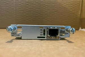 Cisco VWIC2-1MFT-T1/E1 (VWIC2 1MFT-T1/E1) CCNA CCIE laboratoire vocal ou de collaboration - Photo 1/5