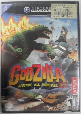 Godzilla Destroy All Monsters Melee Nintendo GameCube Video Game Atari! - Image 1 of 4