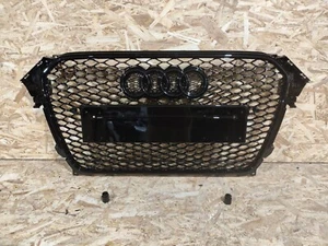 RS4 BLACK HONEYCOMB GRILLE RS AUDI A4 B8.5 12 - 15 SLINE S4 FACELIFT RS GRILL - Picture 1 of 7