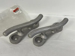 *NEW* 9" Aluminum "S" Marine Dock Cleats - Quantity of 2 per Bag - Picture 1 of 5