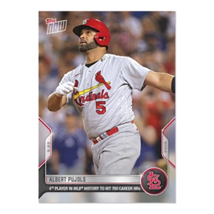 2022 TOPPS NOW #951 ALBERT PUJOLS - 4TH PLAYER IN MLB HISTORY WITH 700 HRs - Picture 1 of 2