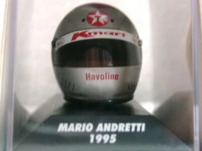 WOW EXTREMELY RARE Helmet Mario Andretti Indy 500 Lola T94 1995 1:8 Minichamps - Image 1 of 3