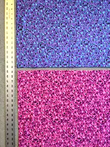 2 pc Lot 18" x 43"W Geometric Triangle Dot Cotton Flannel Beth Ann Bruske - Picture 1 of 10