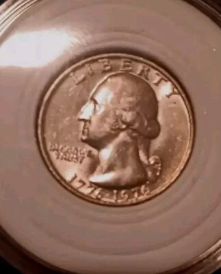 Bicentennial Quarter **no mint mark** Rarest Double Die Variety!!! - Image 1 of 4