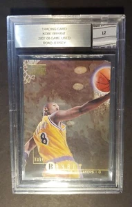 Kobe Bryant 96-97 Skybox Premium Rookie BGS Encased With A Game Worn Tag Patch - Picture 1 of 2