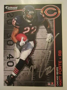 Matt Forte Chicago Bears Signed Fathead Tradeable 5x7 Inches - Picture 1 of 1