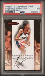 CHAMIQUE HOLDSCLAW 2000 FLEER SKYBOX DOMINION WNBA AUTOGRAPHICS SP PSA 7 POP 3 - Picture 1 of 1