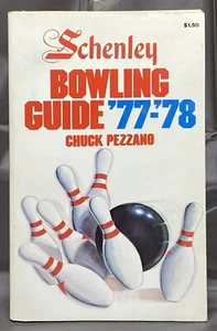 Schenley Whiskey Bowling Guide 77-78 By Chuck Pezzano - Foto 1 di 4