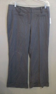 Studio 1940 Wide Leg Cuffed Pants Size 14 Gray NWT - Image 1 of 4