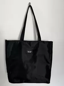 Kate Spade Large Nylon Tote Black Medium Work Shop Durable Washable Purse Bag - Picture 1 of 14