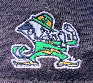 NEW ERA vintage Throwback FIGHTING IRISH NOTRE DAME Baseball Cap Sz S/M ❤️sj15m7 - Picture 1 of 10