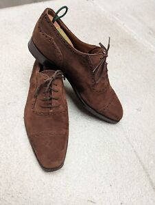 Sons of Henrey Mink Brown Suede Adelaide Oxford Excellent condition