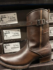 Botas urbanas de cuero con cremallera interior 1J2JRS (Marrón 12US/EE) hechas por Cuadra Boot - Imagen 1 de 3