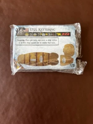 USS KETTERING LE Tournament Pack Frozen North Pirates Wizkids CSG Pocketmodel - Image 1 of 2
