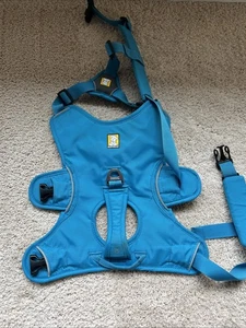 Arnés mediano para perro/mascota RUFFWEAR Webmaster azul atardecer correr/caminar/senderismo - Imagen 1 de 3