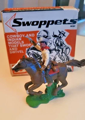 GRAN Bretaña Swoppets Pistola de disparo vaquero montada como nueva en caja # 641 Foto 1 de 4