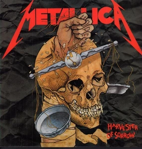 Metallica Harvester of Sorrow 12" vinyl UK Vertigo 1988 in pic sleeve METAL212 - Picture 1 of 4