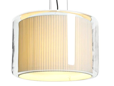 Marset Mercer Ø 30cm Glas Cotton Pendelleuchte Des. Joan Gaspar 2005 LED E 27 - Imagem 1 de 4