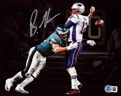 ¡OFERTA! Foto Brandon Graham Auto 8x10 Eagles Super Bowl LII Tom Brady Sack Fumble Foto 1 de 2