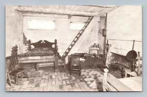 Vintage Slave Quarters Interior Postcard Lee Mansion Arlington VA - Picture 1 of 2