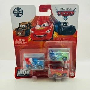 Disney Pixar Cars - Mini Racers CARS 2 WGP MCQUEEN CARLA RAOUL CAROULE - Diecast - Picture 1 of 1
