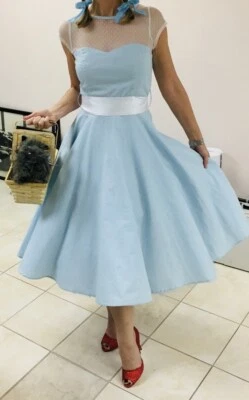 Hell Bunny Vixen Dress Dorothy Size XS **Please Read** - Image 1 of 4