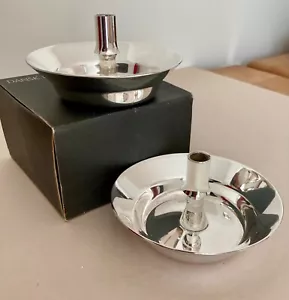 Rare Mid Century Mod Silver Plated Dansk Candle Holder Jens Quistgaard markedJHQ - Picture 1 of 12