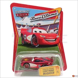Disney Pixar Cars RaceORama Radiator Springs Lightning McQueen #2 by Mattel 2009 - Picture 1 of 2