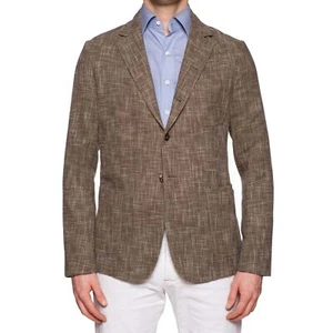 BOGLIOLI Milano "67" Khaki Wool-Cotton 4 Button Unlined Jacket EU M NEW US 40 - Picture 1 of 7