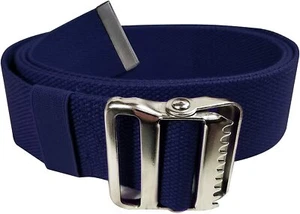 Gait Belt for Patient Transfer & Walking with Metal Buckle LiftAid Navy Blue - Picture 1 of 4