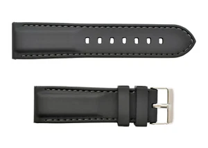 24mm Silicon Rubber watch band Black strap fits Swiss Army - Picture 1 of 2