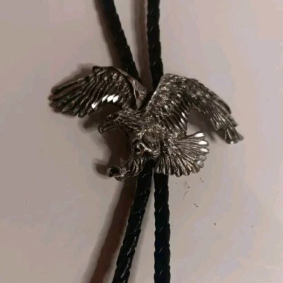 Flying Eagle 钻石切割锡制 Bolo 领带标记 EJC 95 美国制造 — 第 1/4 张图片