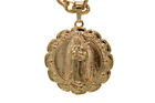 Our Lady of Guadalupe and Sacred Heart of Jesus Pendant Necklace Gold Filled NEW