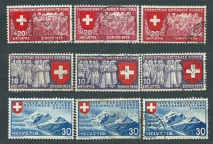 Suiza - Correo 1939 Yvert 320/8 usado - Imagen 1 de 1