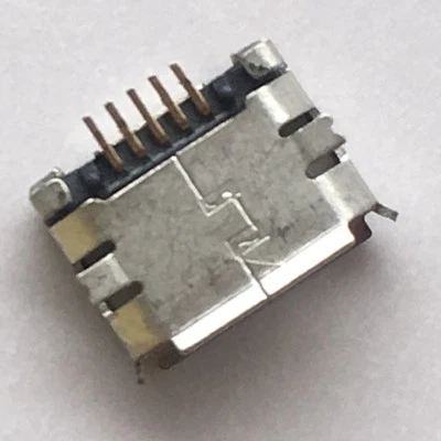 Ladebuchse Micro USB Type B Female Socket 180 Degree 5-Pin SMD SMT