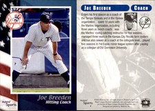 Joe Breeden 2002 MultiAd Tampa Yankees #2 Card *AutographDen*