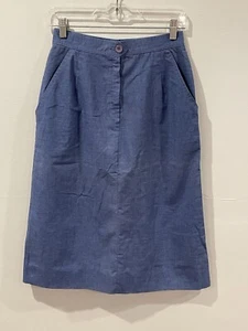 Vintage The Villager Maxi Skirt 70s Prairie Boho Hippie Peasant Waist 26” Small - Picture 1 of 11
