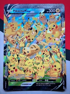 JUMBO Pikachu V Union Card SWSH141 Oversized Promo Pokémon Celebrations 25th NM - Picture 1 of 3